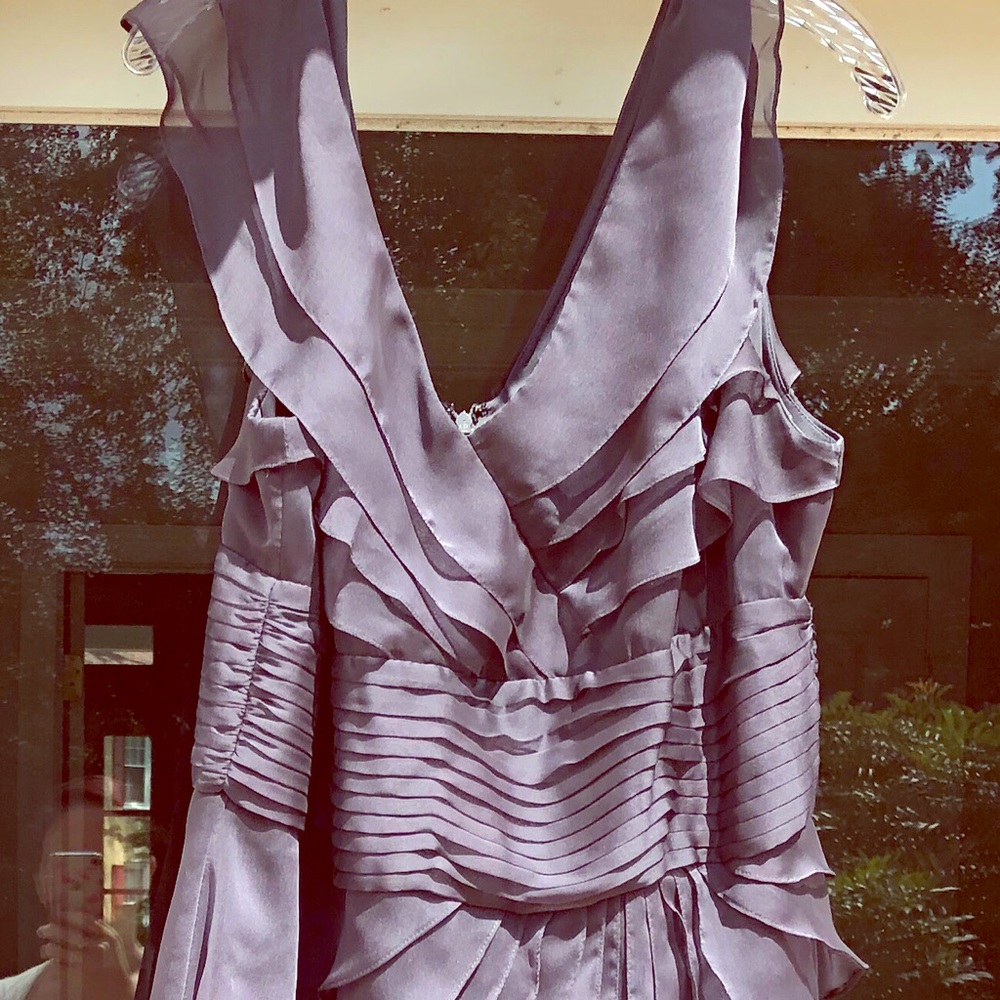 Beautiful long dress for a fancy occasion.